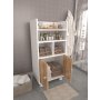 HANAH HOME Višenamenska polica Lia Atlantic Pine White - slika 2
