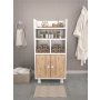 HANAH HOME Višenamenska polica Lia Atlantic Pine White - slika 3