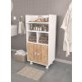 HANAH HOME Višenamenska polica Lia Atlantic Pine White - slika 5