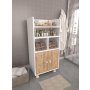 HANAH HOME Višenamenska polica Lia Atlantic Pine White - slika 1