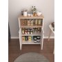 HANAH HOME Višenamenska polica Berry Sonomo White - slika 4