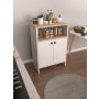 HANAH HOME Višenamenska polica Berry Sonomo White - slika 1