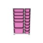 HANAH HOME Višenamenska polica Rine 2D4K8U White Pink v2 - slika 5