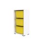 HANAH HOME Višenamenska polica Bronz 3D White Yellow - slika 4