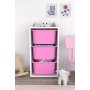 HANAH HOME Višenamenska polica Bronz 3D White Pink - slika 2