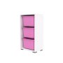 HANAH HOME Višenamenska polica Bronz 3D White Pink - slika 4