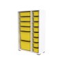HANAH HOME Višenamenske police Rine 2D4K8U White Yellow v2 - slika 4