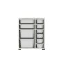 HANAH HOME Višenamenske police Zen 2D2K6U Crystal White - slika 2