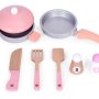 ECO TOYS Dečija kuhinja pink sa 2 dodataka,rernom,slavinom i sudoperom - slika 4