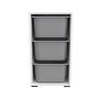 HANAH HOME Višenamenska polica Bronz 3D White Grey - slika 5