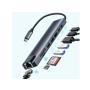ZEUS Adapter-konverter USB Tip C Zeus 11/1 1xUSB3.0/3xUSB2.0/HDMI/TF/SD/Audio/RJ45/VGA/Tip C PD - slika 1