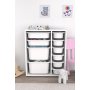 HANAH HOME Višenamenska polica Zen 2D2K6U White - slika 3