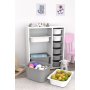 HANAH HOME Višenamenska polica Zen 2D2K6U White Grey - slika 4