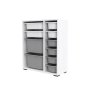 HANAH HOME Višenamenska polica Zen 2D2K6U White Grey - slika 5