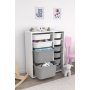 HANAH HOME Višenamenska polica Zen 2D2K6U White Grey - slika 2