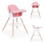 ECO TOYS Hranilica za bebe 2u1 pink - slika 1