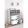 HANAH HOME Višenamenska polica Zen 2D2K6U White Grey v3 - slika 2