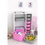 HANAH HOME Višenamenska polica Zen 2D2K6U White Grey Pink - slika 4