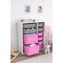 HANAH HOME Višenamenska polica Zen 2D2K6U White Grey Pink - slika 2