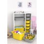 HANAH HOME Višenamenska polica Zen 2D2K6U White Grey Yellow - slika 3