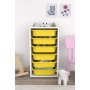 HANAH HOME Višenamenska polica Bronz 6N White Yellow - slika 3