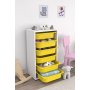 HANAH HOME Višenamenska polica Bronz 6N White Yellow - slika 2