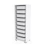 HANAH HOME Višenamenska polica Zola 9N White - slika 4