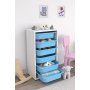 HANAH HOME Višenamenska polica Bronz 6N White Blue - slika 2
