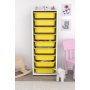 HANAH HOME Višenamenska polica Zola 9N White Yellow - slika 2