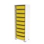 HANAH HOME Višenamenska polica Zola 9N White Yellow - slika 4