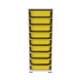 HANAH HOME Višenamenska polica Zola 9N White Yellow - slika 5