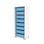 HANAH HOME Višenamenska polica Cara 8N White Blue - slika 4