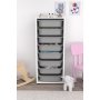 HANAH HOME Višenamenska polica Cara 8N White Grey - slika 3