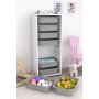 HANAH HOME Višenamenska polica Cara 8N White Grey - slika 1