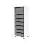 HANAH HOME Višenamenska polica Cara 8N White Grey - slika 4