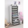 HANAH HOME Višenamenska polica Cara 8N White Grey - slika 2