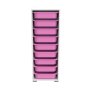 HANAH HOME Višenamenska polica Zola 9N White Pink - slika 5