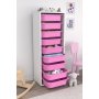 HANAH HOME Višenamenska polica Zola 9N White Pink - slika 2