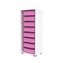 HANAH HOME Višenamenska polica Cara 8N White Pink - slika 4