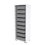 HANAH HOME Višenamenska polica Zola 9N White Grey - slika 4