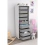 HANAH HOME Višenamenska polica Zola 9N White Grey - slika 1