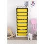 HANAH HOME Višenamenska polica Cara 8N White Yellow - slika 3