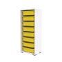 HANAH HOME Višenamenska polica Cara 8N White Yellow - slika 4