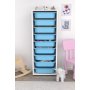 HANAH HOME Višenamenska polica Zola 9N White Blue - slika 2