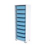 HANAH HOME Višenamenska polica Zola 9N White Blue - slika 4