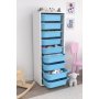 HANAH HOME Višenamenska polica Zola 9N White Blue - slika 1