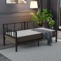 HANAH HOME Krevet od metala Daybed Black 90x190 - slika 2