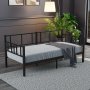 HANAH HOME Krevet od metala Daybed Black 90x190 - slika 1