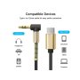 Xwave Adapter audio Tip-C na M 3.5mm kabl 1m,muški,crni - slika 2