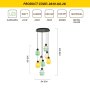 OPVIQ LED luster 2830 8A 28 - slika 4